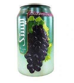 ایستک ماءالشعیر انگور قرمز قوطی 330م